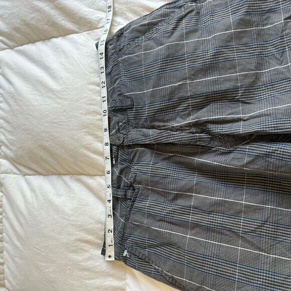 Quiksilver  board shorts plaid black blue size 30‎ men’s surf skate - Picture 8 of 10